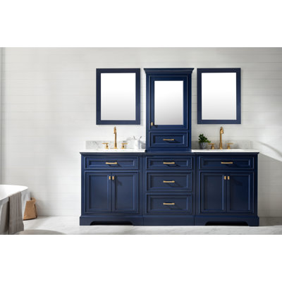 Ensemble de meuble-lavabo double 84 po Arruda