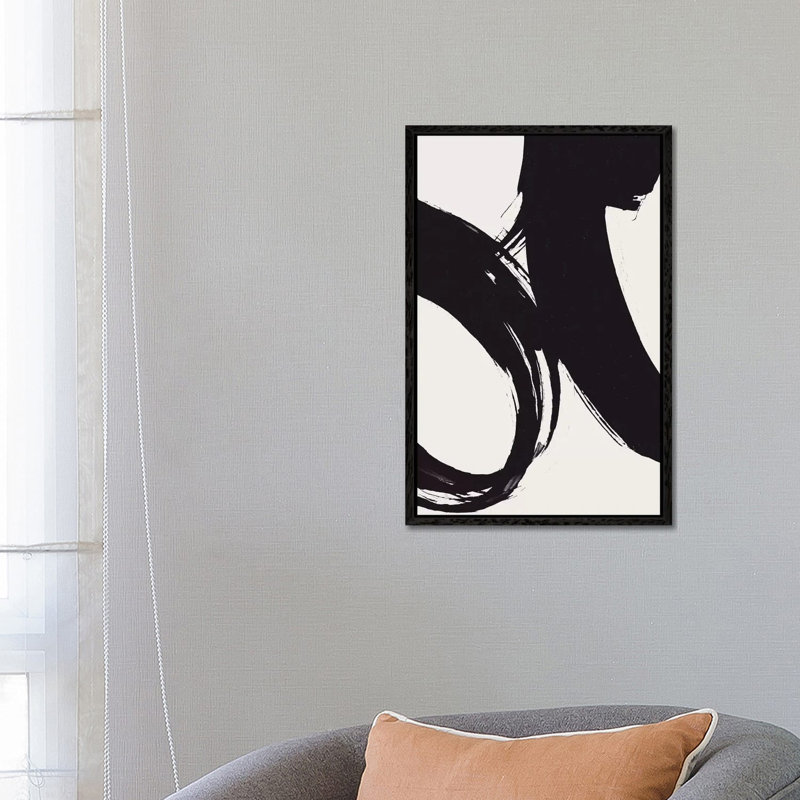 LEEMO by LEEMO - Floater Frame Gallery-Wrapped Canvas Giclée on Canvas, 66.04cm H x 45.72cm W, Black