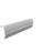 Baseboarders Elliptus Series Galvanized Steel Easy Slip-On Baseboard Heater Cover ONLY - White | ENDCAPS SOLD SEPARATELY-81667547