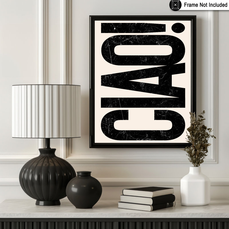 Ciao No3, Unframed, Poster, 12"H x 16"W