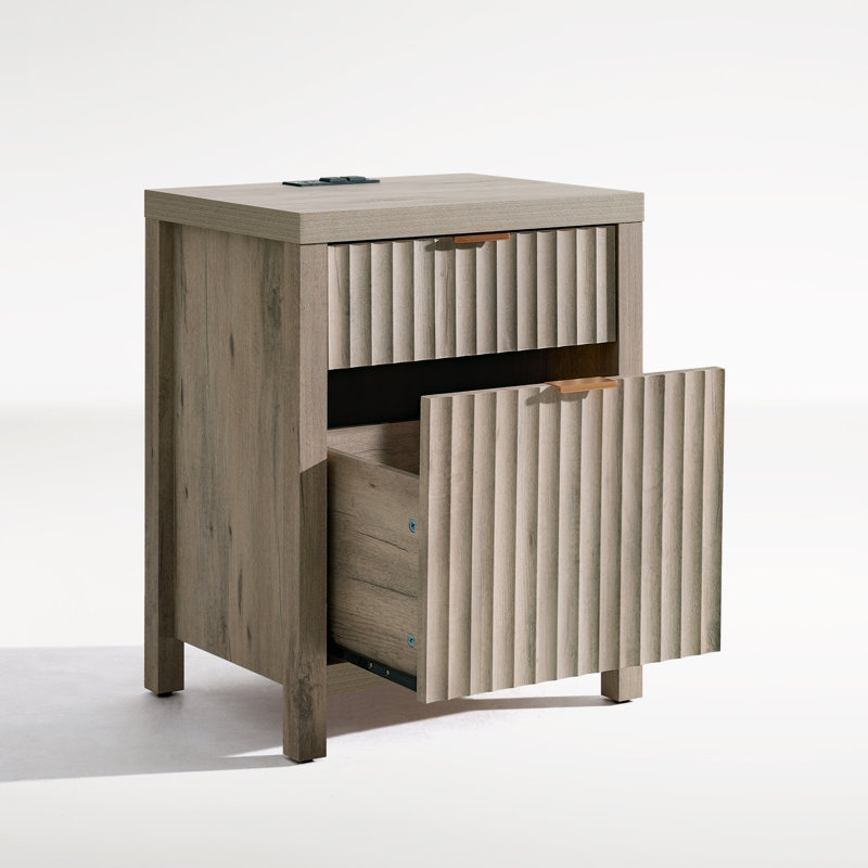 Ensemble de chambre à coucher 3 pièces Arrilla, gris
