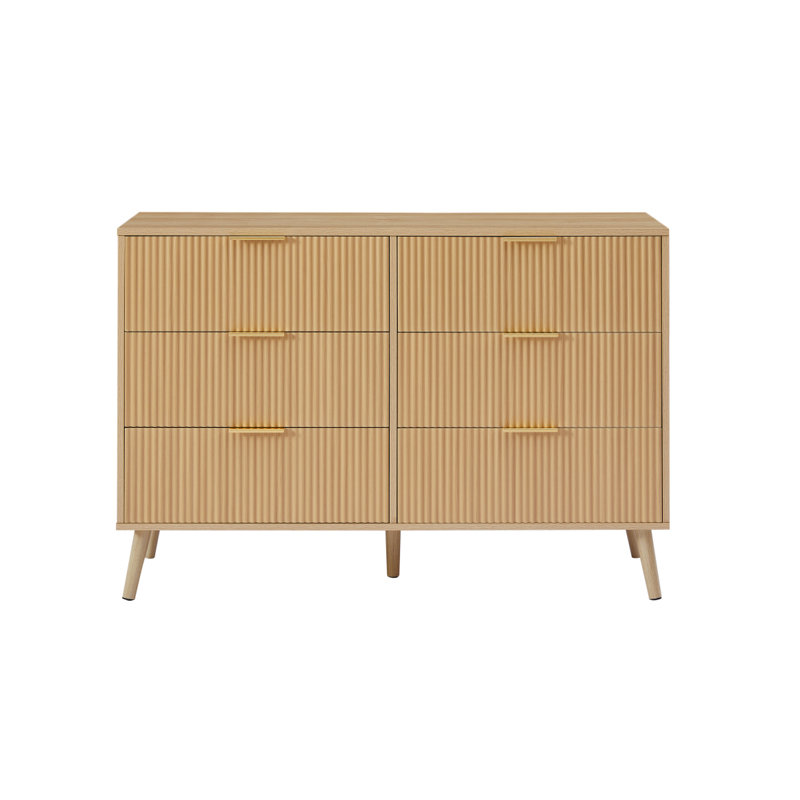Commode double, commode naturelle avec tiroirs