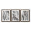 «Abstract Ink Fantasy I», ensemble de 3 reproductions encadrées-802689073-802689074