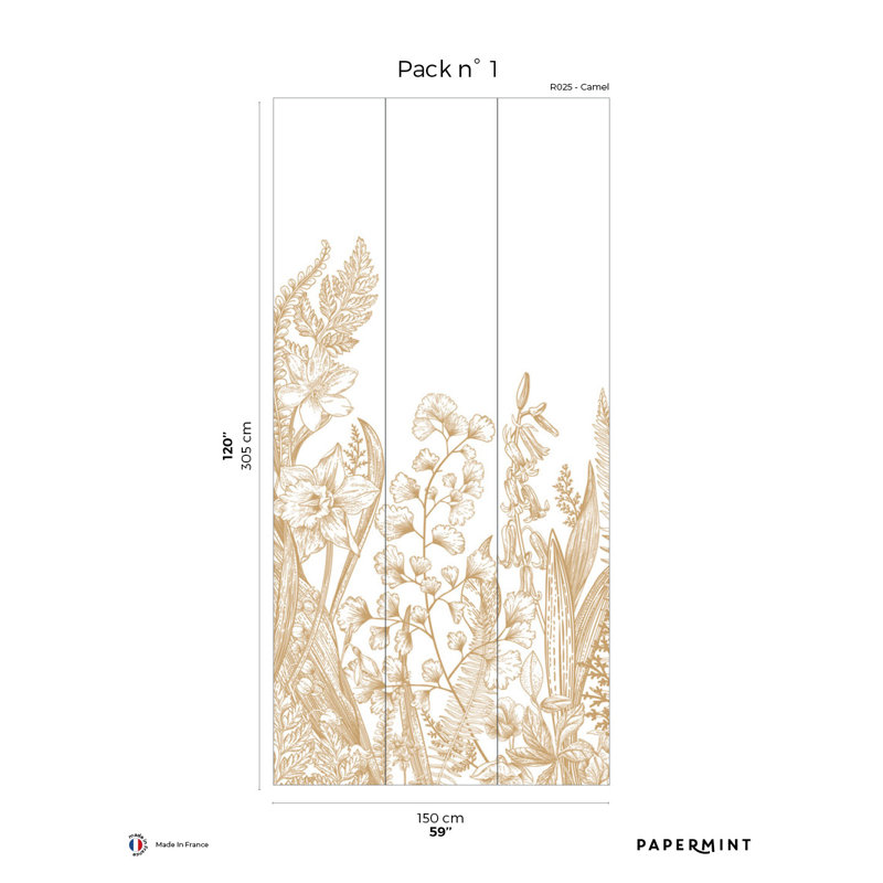 Garden Line Pack 1 Argenta, Paquet 1, Brun