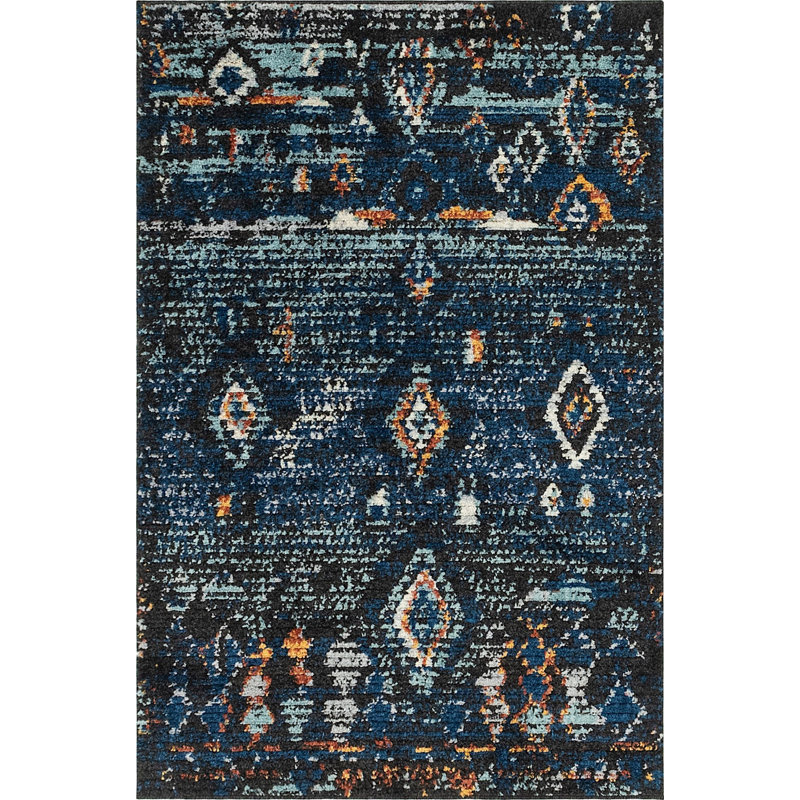 Victorville Abstract Indoor Rug, Rectangle 4' x 6'