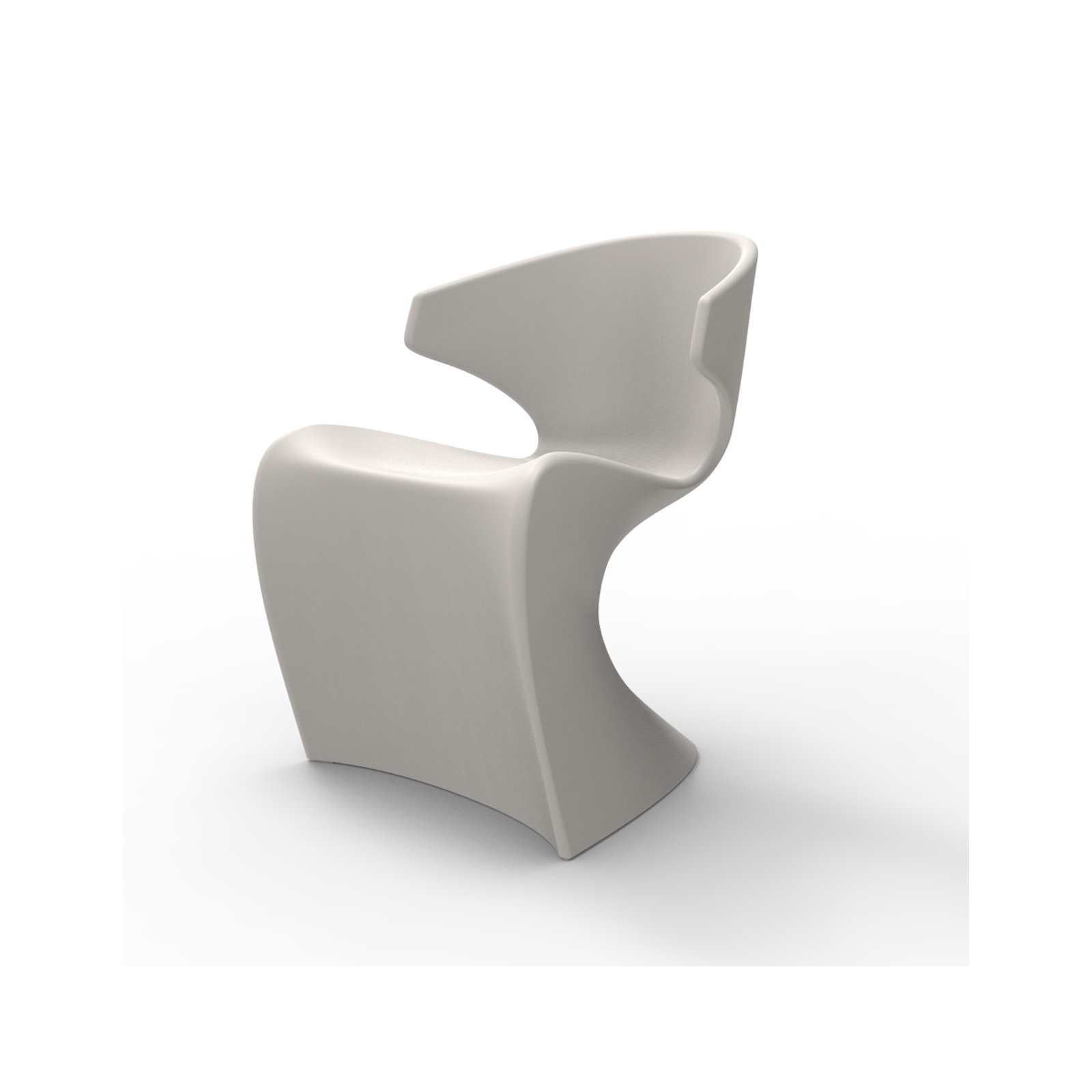 Wing Patio Dining Chair, Ecru