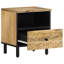 Belia 40cm W Iron Bedside Table-2095102122-2119546616