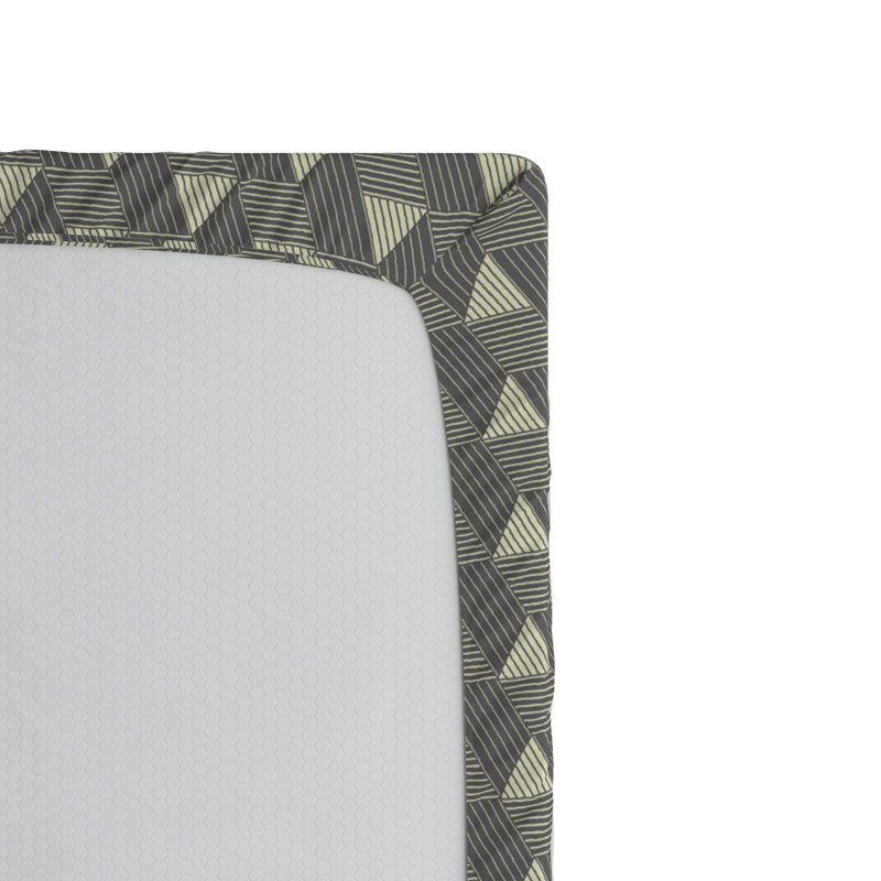 Microfiber Geometric Fitted Sheet, Twin XL Fitted Sheet