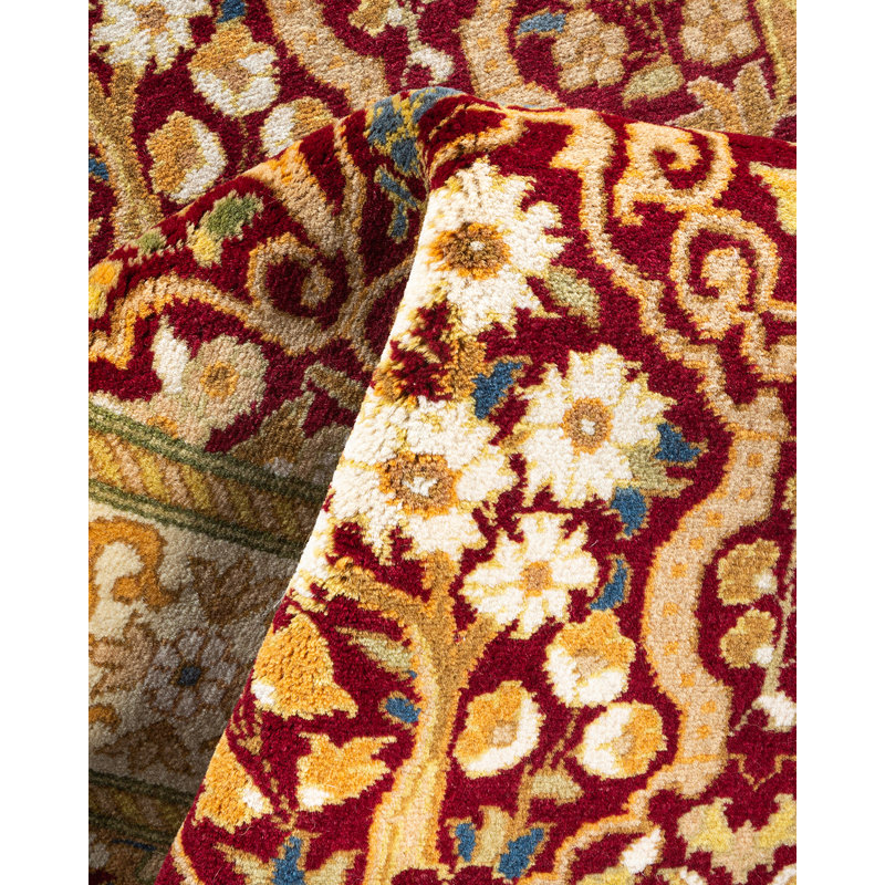 Classic One-of-a-Kind 2'7" X 10'6" Hand Knotted Area Rug