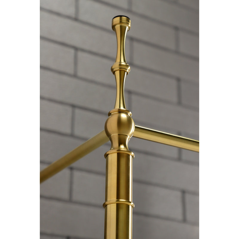 Edwardian Brushed Brass Console Sink Legs