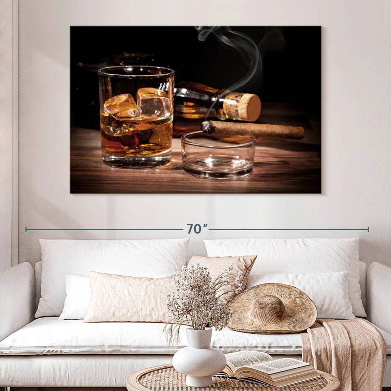 Yarlin Old Fashioned Drink, 30" H x 45" W