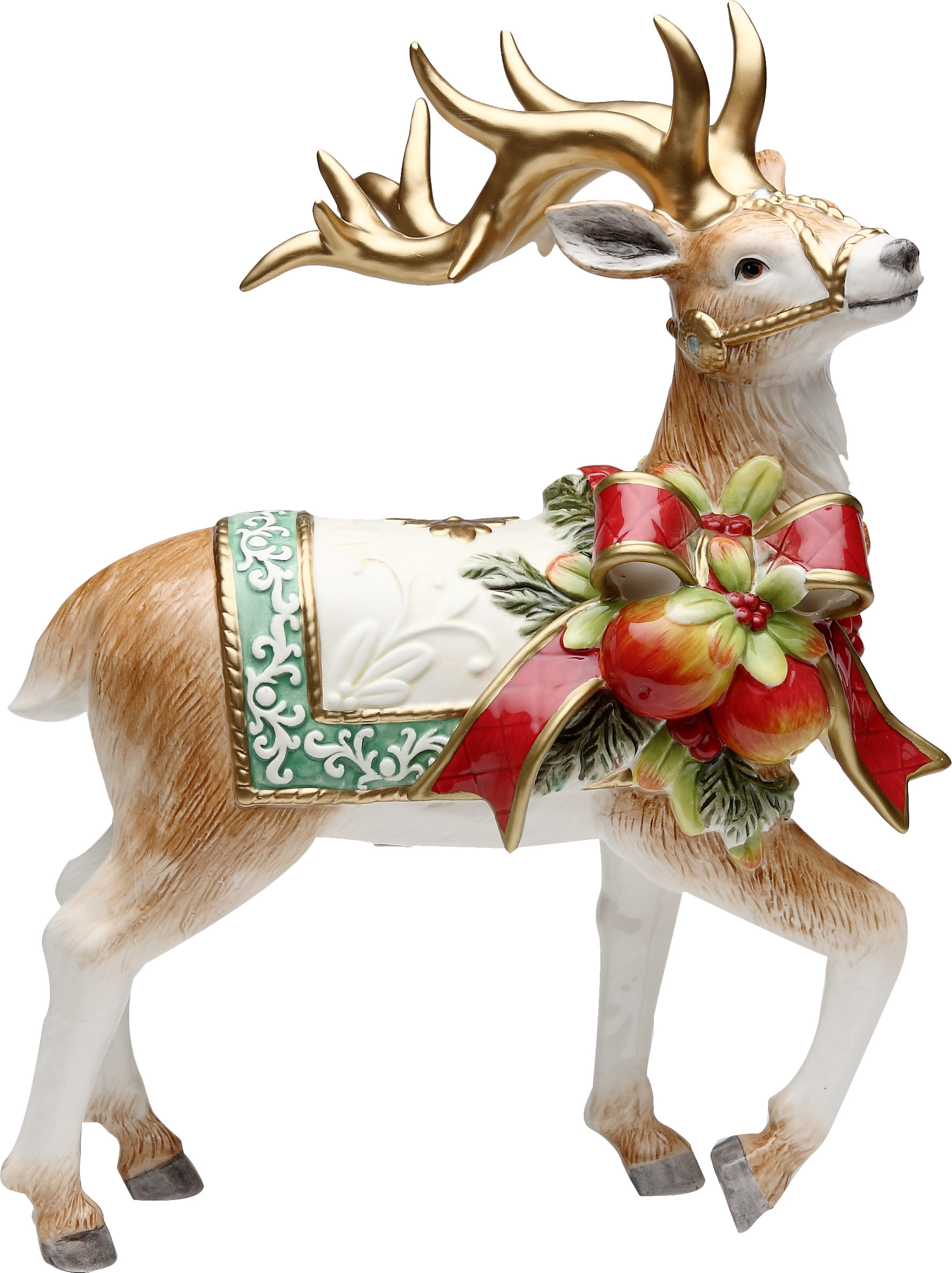 The Holiday Aisle® Victorian Harvest Reindeer & Reviews | Wayfair