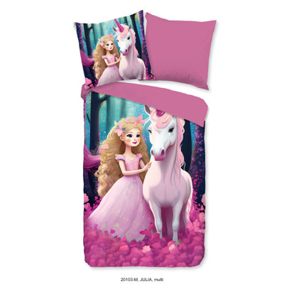 Cotton Abstract Duvet Cover with Pillowcases Included