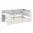 Multi-Functional Twin Size Daybed With Trundle, Built-In Desk, Wood Corner Bed With 8 Storage Shelves, Charging Station, And Upholstered Headboard-1797235137