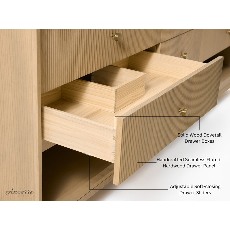 Momo 36" Freestanding Standard Single Bathroom Vanity with Top, Oak, 60"
