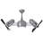 41" Dagny 6 - Blade LED Dual Ceiling Fan with Remote Control and Light Kit Included-9247155-9689378
