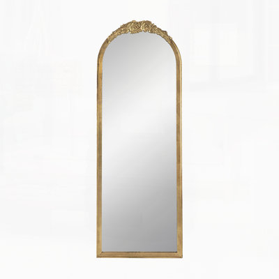 19"x56" Wood Floor Mirror, Full Body Mirror Dressing Make up Mirror for Bathroom Bedroom Living Room