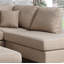 Canapé modulaire réversible couleur sable 3 pièces-91333677