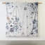 Édredon 8 pièces en coton - édredon bleu très élégant à motif floral