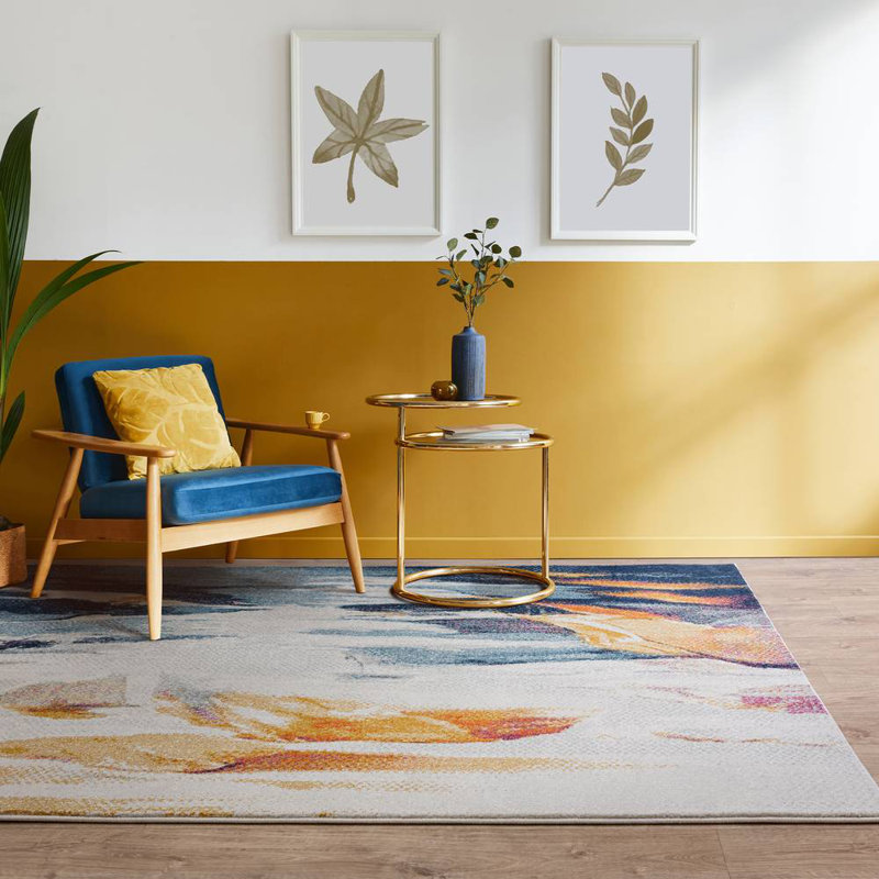 Debrisha Abstract Area Rug, Rectangle 160 x 230 cm, Abstract 2