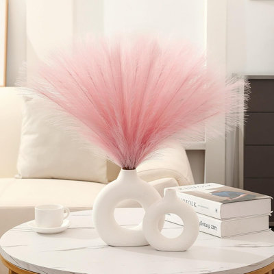Faux Pampas Grass Decor 17.7 Inch 6Pcs, Artificial Pampas Grass ...