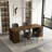 Extendable Foldable Dining Room Table-286112393
