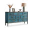 Buffet décoratif bleu en bois massif-146492270