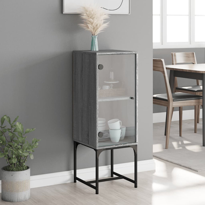Gosson Display Cabinet, Grey Sonoma