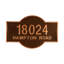 Canterbury 2-Line Lawn Address Sign-701161654