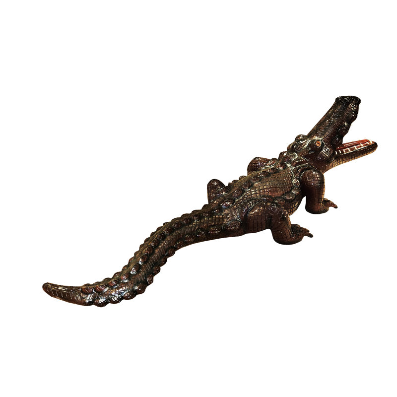 102in Weather-proof Fiberglass Alligator 