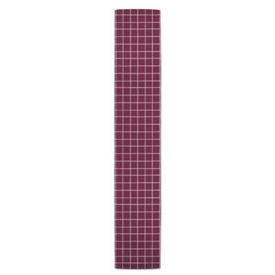 Minor Hand Drawn Plaid Table Runner