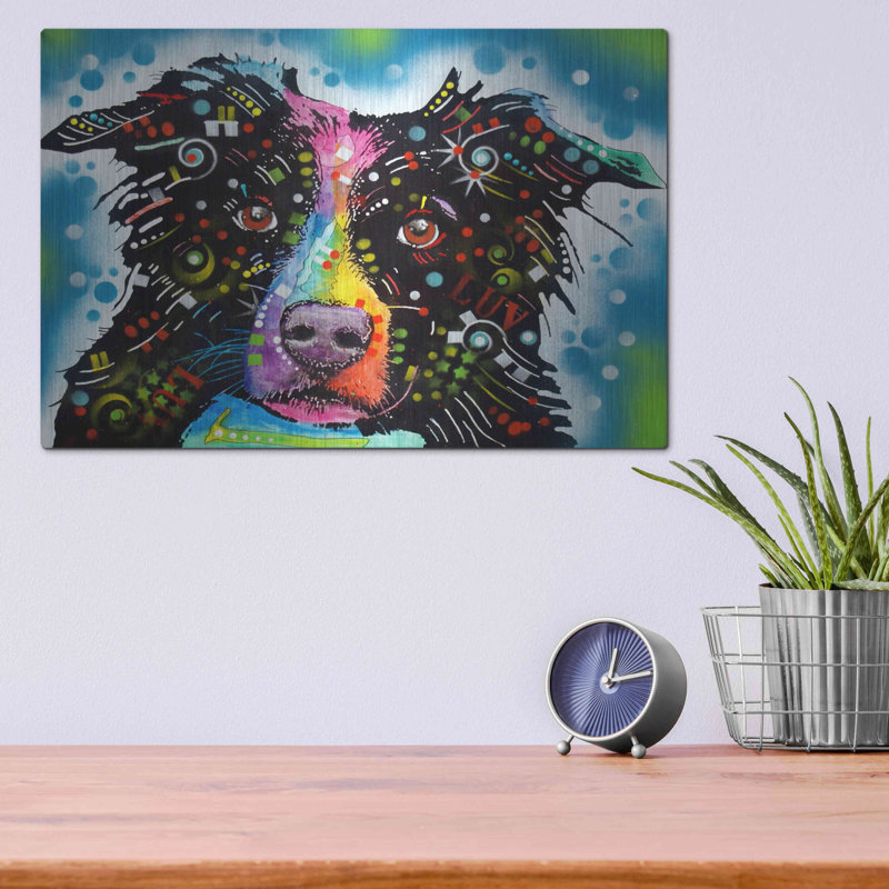 «Border Collie 3» par Dean Russo, H 12 po x l 16 po