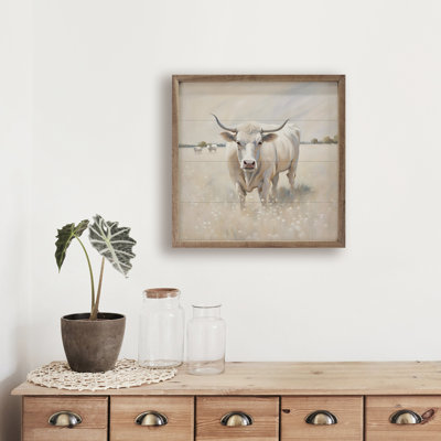 Longhorn In Field