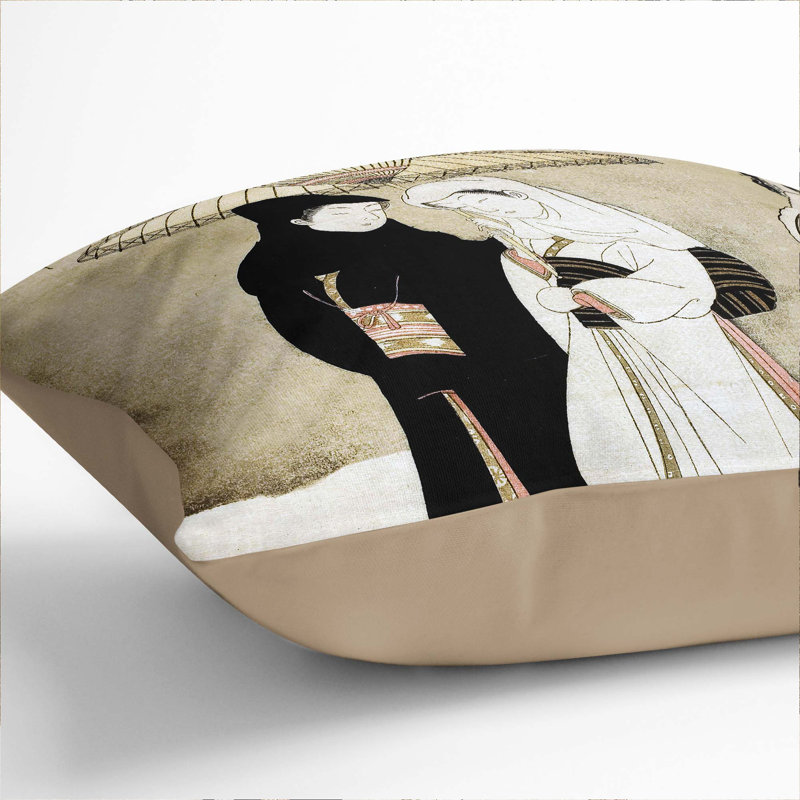 Square Throw Cushion, Stone, 55cm H x 55cm W x 20cm D