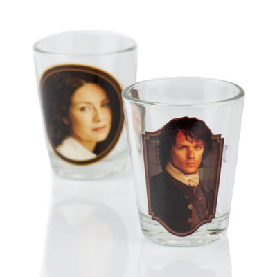 2 verres à liqueur 2 pièces