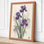 Violet Irises Botanical - Wrapped Canvas-1681034900-1681034911
