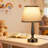 Dimmable Touch Table Lamp Set Of 2 With Dual Usb Charging Ports, 3-Way Touch Control Nightstand Lamp With Included Led Bulbs For Bedroom And Office