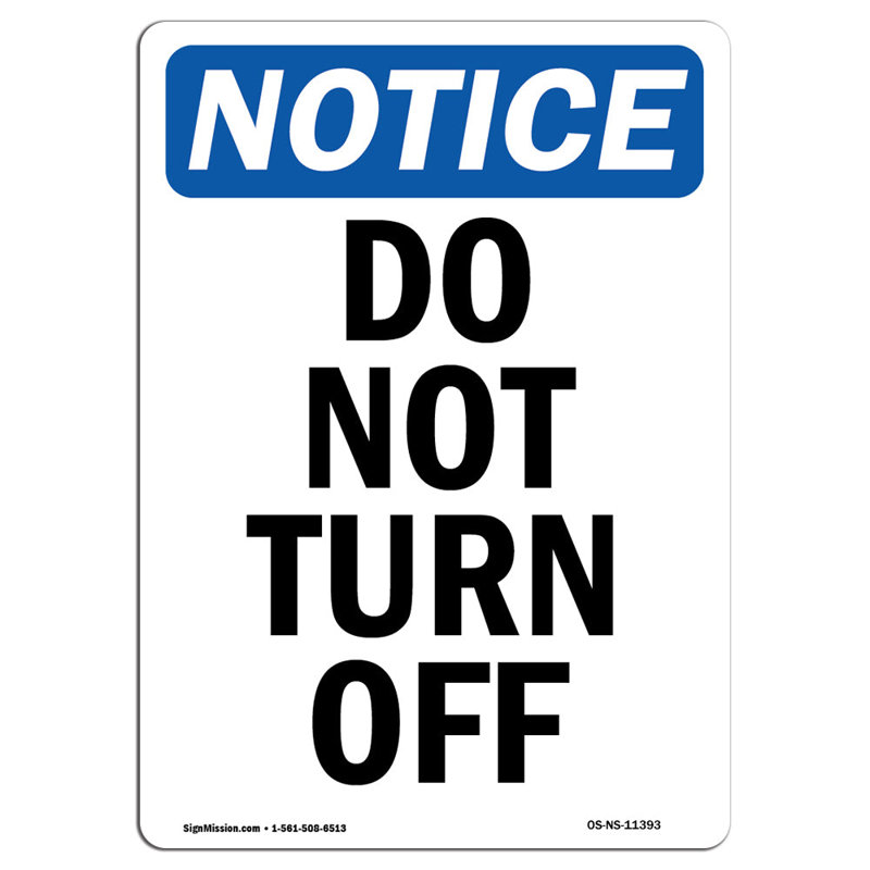 Heavy Duty Sign