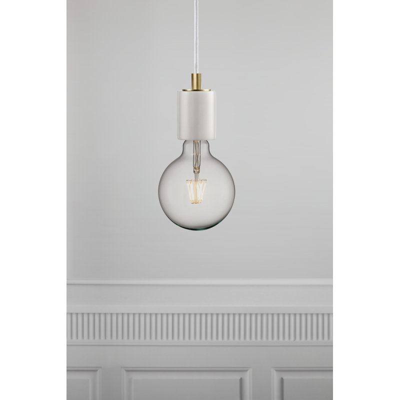Yvaine 1 - Light Bulb Pendant, White