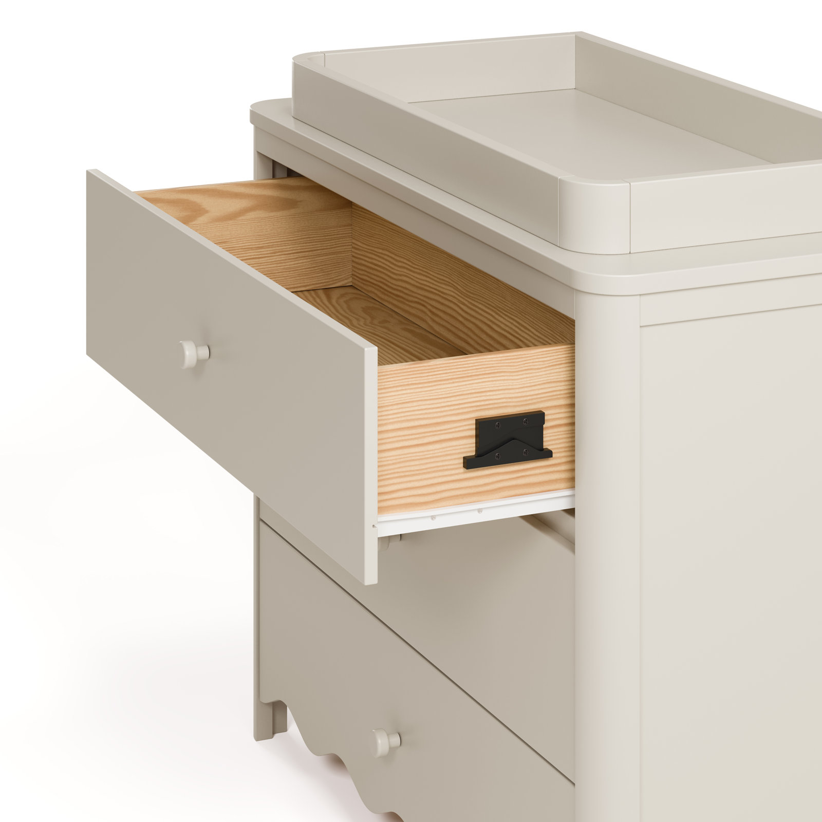 Casablanca 3-Drawer Changing Table Dresser, Frosted Oat
