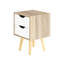 Poppy 2 Drawer Bedside Table