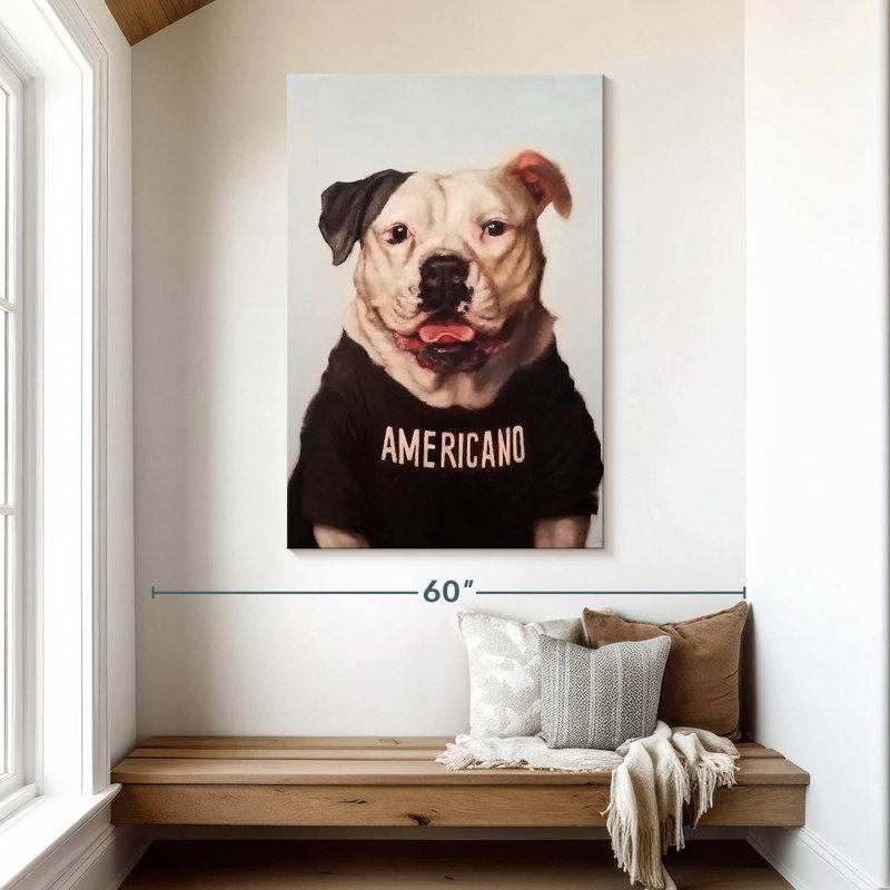 Brampt Americano, 48" H x 32" W