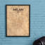 Milan City Map - No Frame Print-921150176