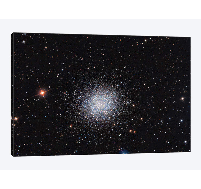 «Globular Cluster (M13) In The Constellation Hercules» par Reinhold Wittich, impression sur toile tendue, Toile tendue