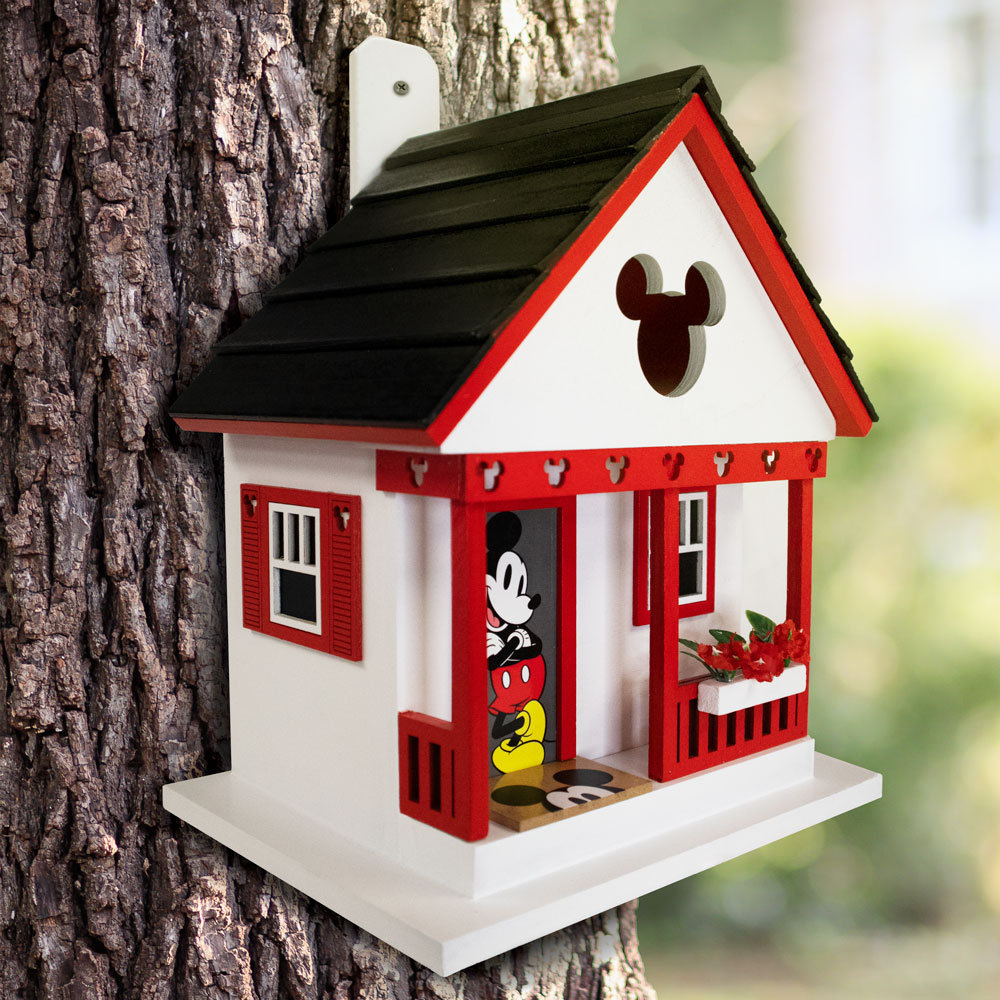 Birds Of A Feather Series M-i-c-k-e-y Cottage 9.5 in x 8.25 in x 6.5 in Birdhouse Home Bazaar