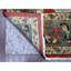 Tapis rouge en laine nouée à la main 9 pi x 9 pi Seis de 9 pi x 12 pi avec motif floral E75D1B5D6BF34F53B05A2756473963AB