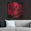 «Red Rose 02» par Tom Quartermaine, art mural en métal-1842857493