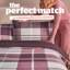 Silentnight Coverless 10.5 Tog Duvet and Pillowcase Set, Printed Check-135795694-135795696