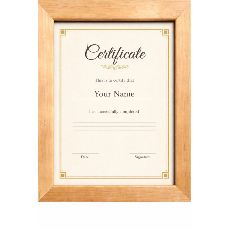 Cadre de document naturel