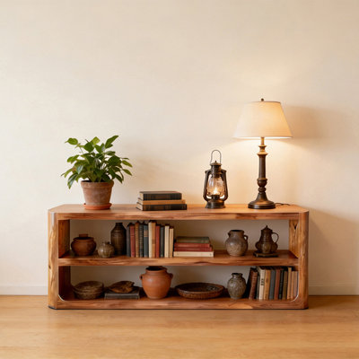 Console champêtre rétro
